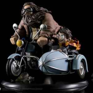 Harry Potter and Ruber Hagrid Motorcycle Statue